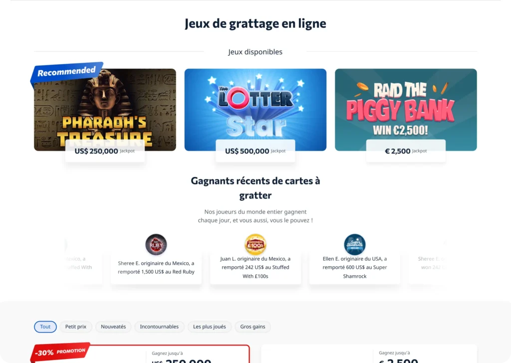 Fonctionnalités améliorées pour un grattage plus fluide